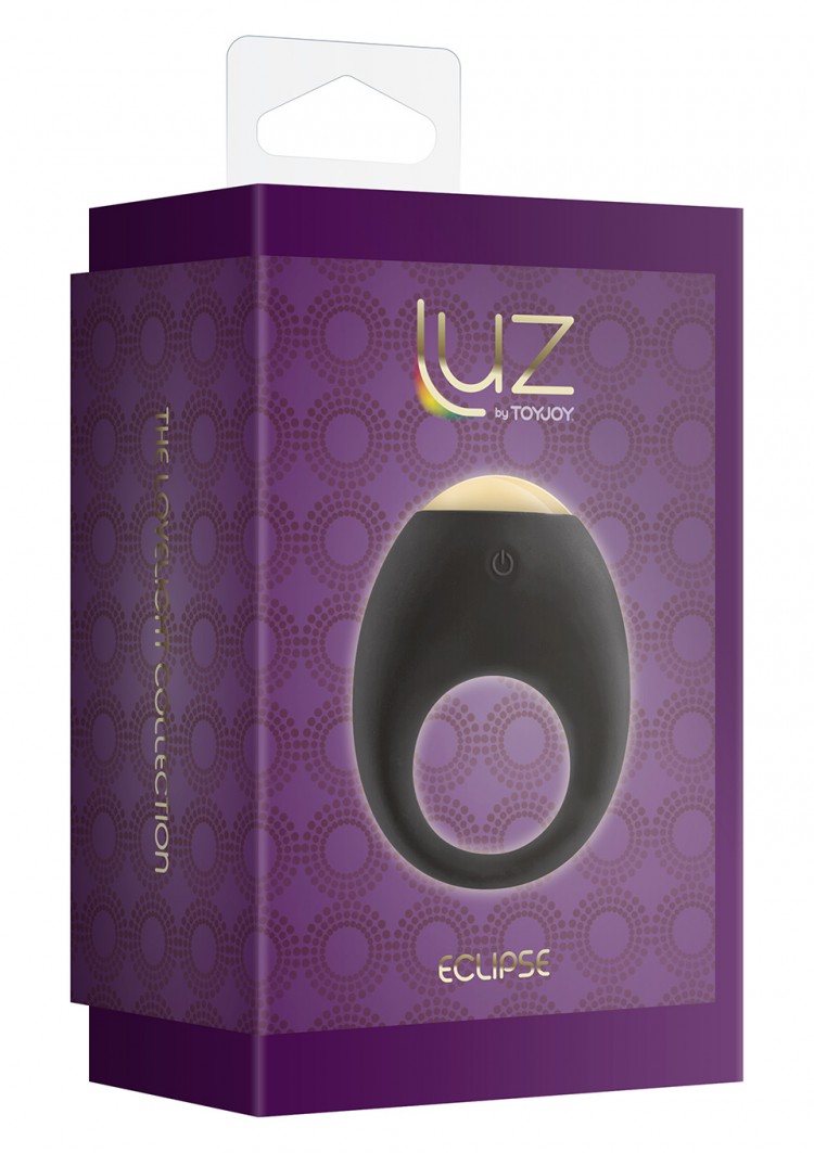 Vibezadultboutique Toyjoy Eclipse Vibrating Cock Ring In Black Mens