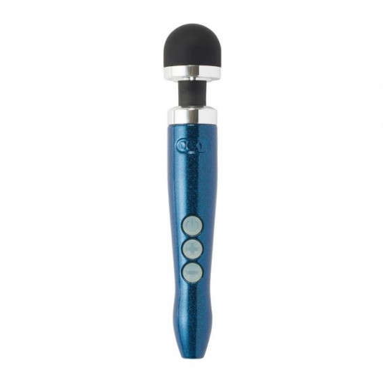 DOXY DIE CAST 3R RECHARGEABLE WAND MASSAGER - BLUE FLAME