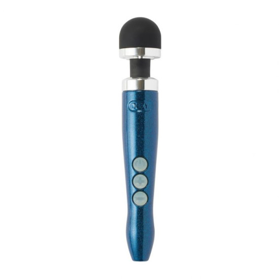 DOXY DIE CAST 3R RECHARGEABLE WAND MASSAGER - BLUE FLAME