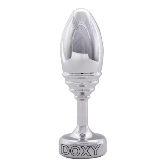 DOXY Aluminium Ribbed Butt Plug