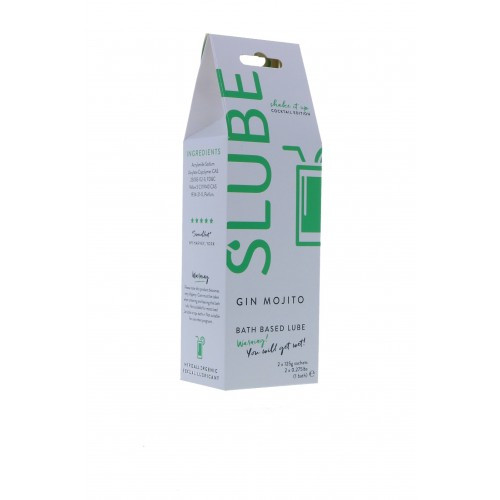 Slube Gin Mojito Water Based Bath Gel 250g