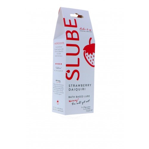 Slube Strawberry Daiquiri Water Based Bath Gel 250g
