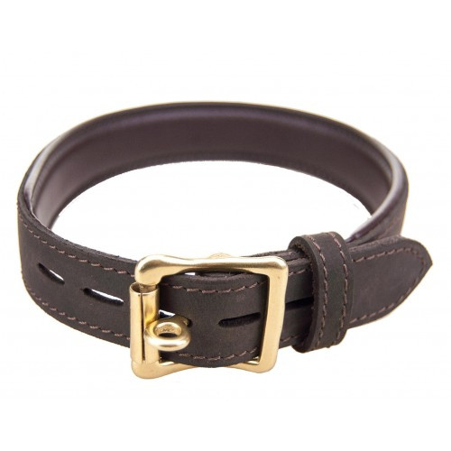 BOUND Nubuck Leather Choker with ‘O’ Ring 