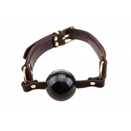 BOUND Nubuck Leather Solid Ball Gag 