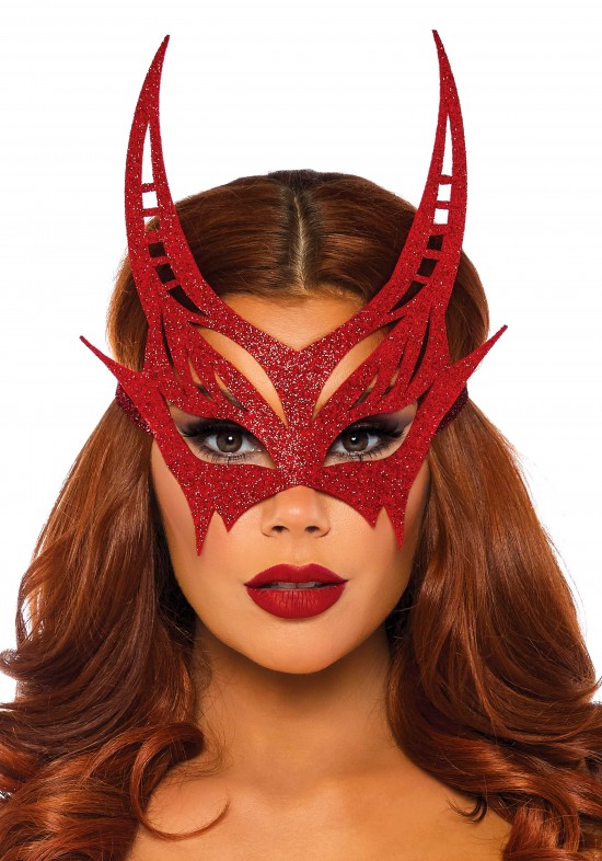 Glitter Devil Mask