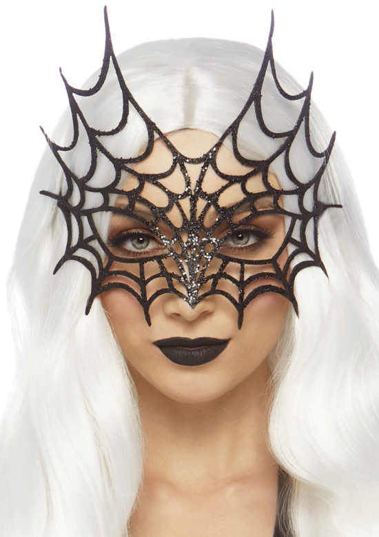 Glitter Die Cut Web Mask