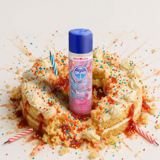 SKINS BIRTHDAY CAKE WATER BASED LUBRICANT 130ML