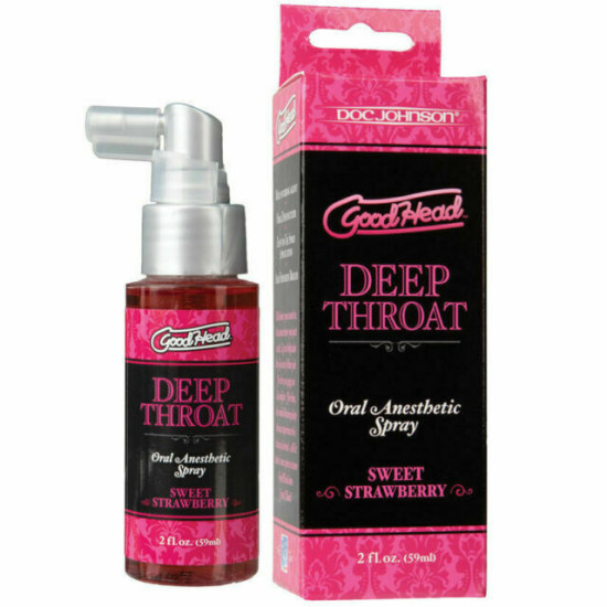 Good Head Deep Throat Numbing Spray Sweet Strawberry