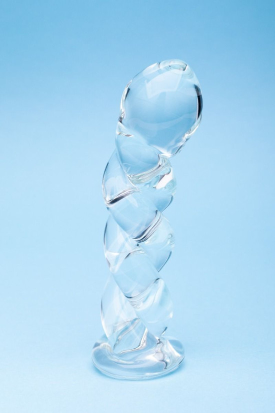 CLARITY - GLASS DILDO - SERAPHIC BRAID