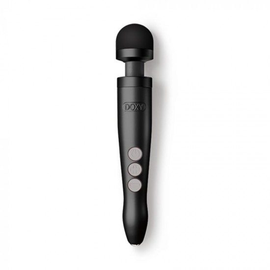 DOXY Die Cast 3R Rechargeable Wand Massager - Matte Black
