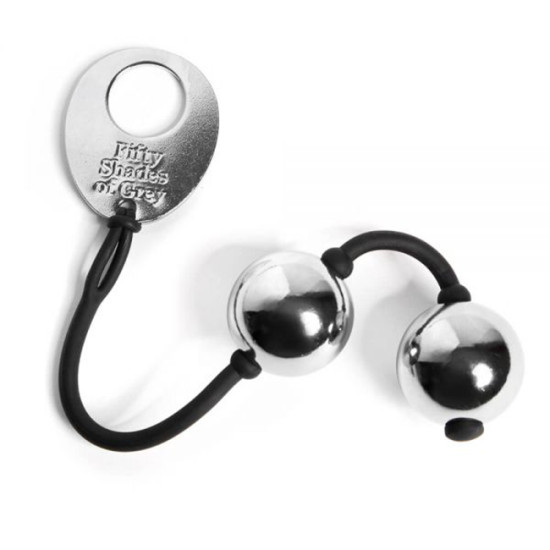 Fifty Shades of Grey Inner Goddess Silver Weighted Ben Wa Kegel Balls