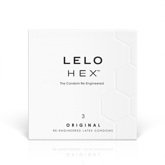 LELO Hex Original Condoms 3 Pack