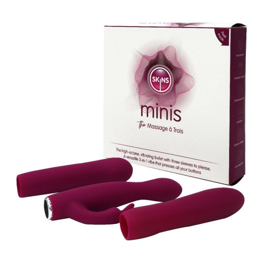 SKINS MINIS - MASSAGE A TROIS - VIBRATOR KIT