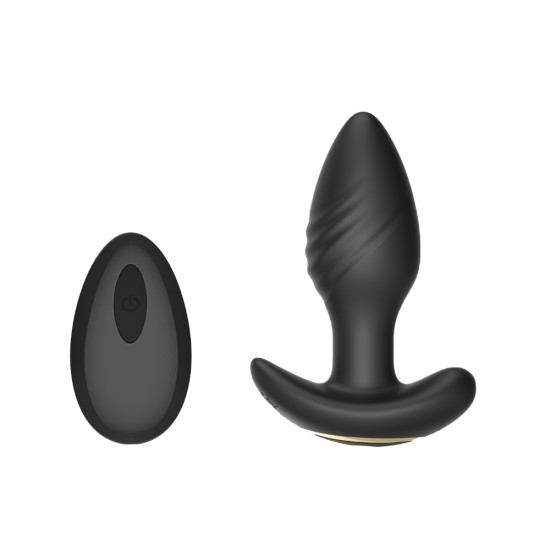TOOSH REMOTE CONTROLLED SILICONE ROTATING & VIBRATING BUTT PLUG