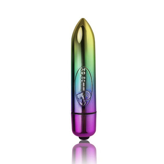 RO-80mm Rainbow Bullet Clitoral Vibrator