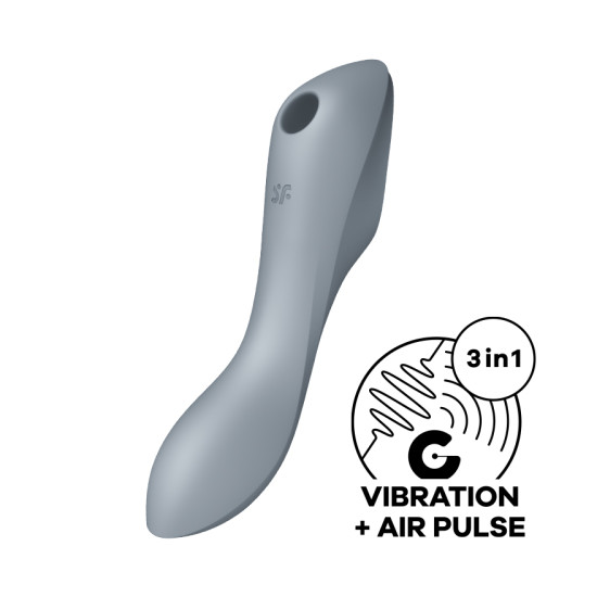 SATISFYER CURVY TRINITY 3 - CLITORAL SUCKING & G-SPOT VIBRATOR