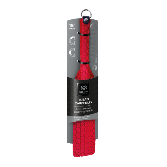 SEI MIO - TREAD CAREFULLY TYRE PADDLE - RED