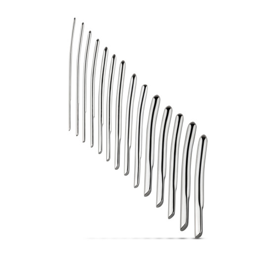 Stainless Steel Dilators - Single Ended 14pc Set 4mm - 17mm