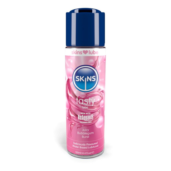 FREE WHEN YOU SPEND OVER £30 USE CODE: BUBBLEGUM - SKINS BUBBLEGUM WATER BASED LUBRICANT 4.4 FL OZ (130ML)