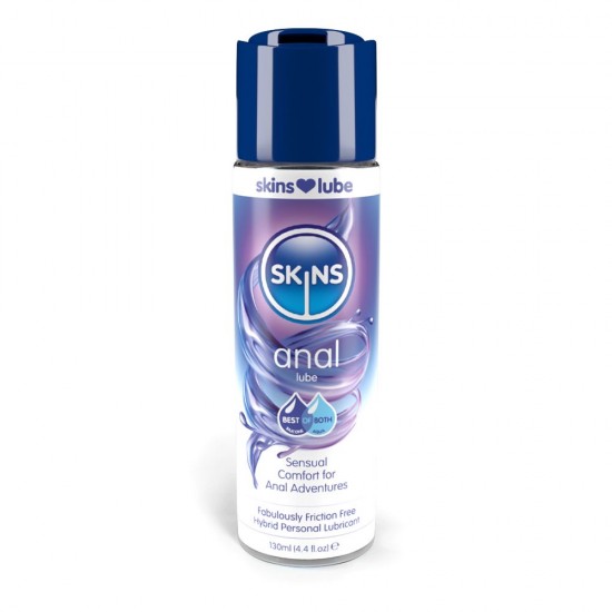 SKINS ANAL HYBRID SILICONE AND WATER BASED LUBRICANT 4.4 FL OZ (130ML)