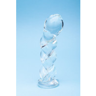 CLARITY - GLASS DILDO - SERAPHIC BRAID