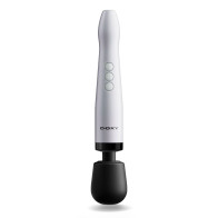 DOXY 2.0 - DIE CAST MAX CORDLESS WAND VIBRATOR - METAL - WHITE
