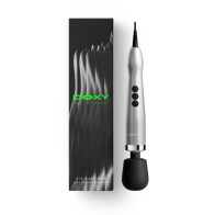 DOXY 2.0 - DIE CAST MAX PLUG‑IN WAND VIBRATOR - METAL - SILVER