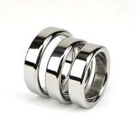 Bound to Please Steel Cock and Ball Ring