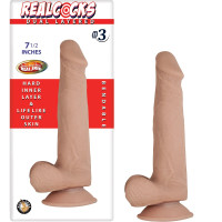 RealCocks 7.5 Inch Dual Layer Bendable Dildo