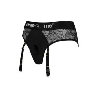 STRAP ON ME - HARNESS LINGERIE DIVA - BLACK