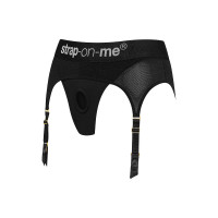STRAP ON ME - HARNESS LINGERIE REBEL - BLACK