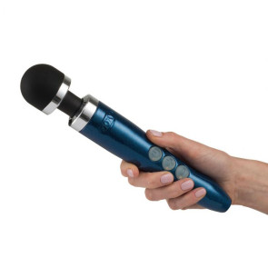 DOXY DIE CAST 3R RECHARGEABLE WAND MASSAGER - BLUE FLAME