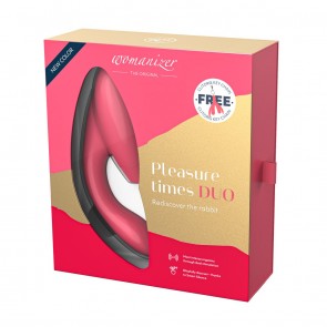 Womanizer Duo G-Spot and Clitoral Sucking Vibe - Pink