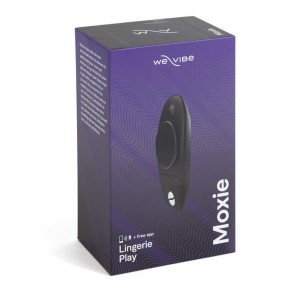 Moxie by We-Vibe  App & Remote Controlled Wearable Couples Knicker Vibe - Black Satin