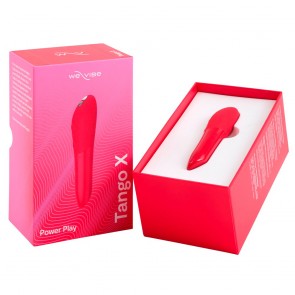 Tango X by We-Vibe Lipstick Rechargeable Bullet Clitoral Vibe - Cherry Red