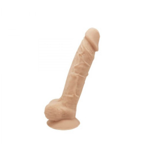 7 inch Realistic Silicone Dual Density Dildo with Suction Cup and balls