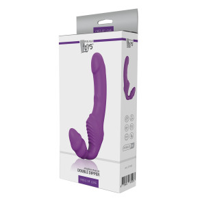 Rechargeable Silicone Strapless Vibrating Dildo