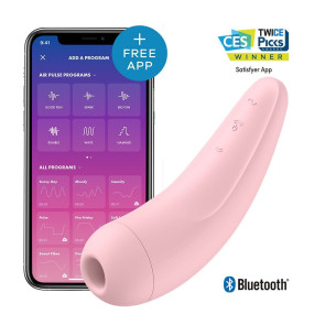 Satisfyer Curvy 2+ Vibrating & Sucking Clitoral Vibe