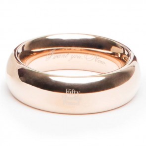 Fifty Shades Freed I Want You. Now. Rose Gold Steel Cock & Ball Ring 45mm
