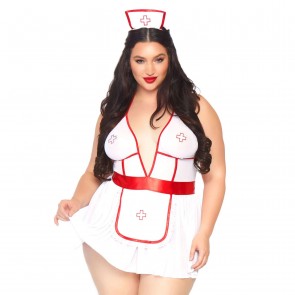 Leg Avenue Roleplay Night Shift Nurse Plus Size