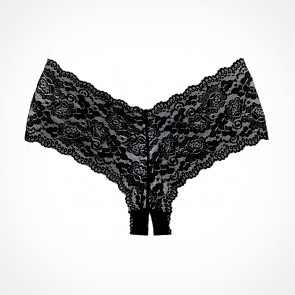 Adore by Allure Candy Apple Crotchless Lace Boyshorts