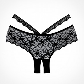 Adore by Allure Heartbreaker Crotchless Lace Knickers