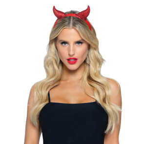 Glitter Devil Horn Headband