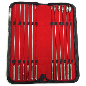 12 Piece Rosebud Urethral Sound Kit