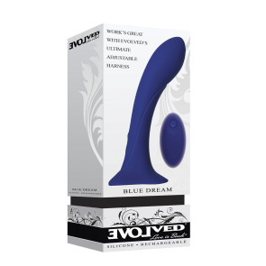 BLUE DREAM REMOTE CONTROLLED G-SPOT VIBRATOR