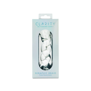 CLARITY - GLASS DILDO - SERAPHIC BRAID
