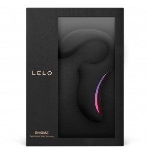 LELO Enigma - Dual Stimulation Sucking Sonic Massager - Black