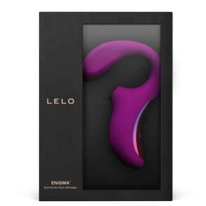 LELO Enigma - Dual Stimulation Sucking Sonic Massager - Deep Rose