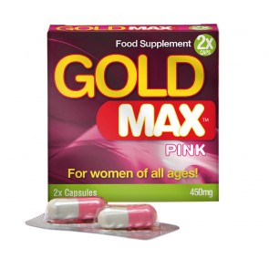 Gold Max Pink 2 x 450mg Capsules Enhancer for Her
