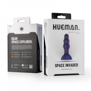 HUEMAN - Space Invader Vibrating Butt Plug